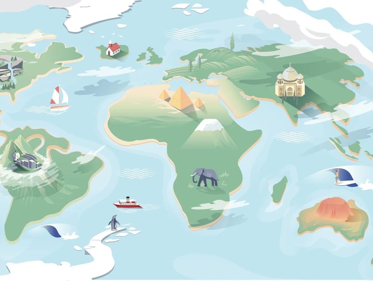 G Adventures illustration system