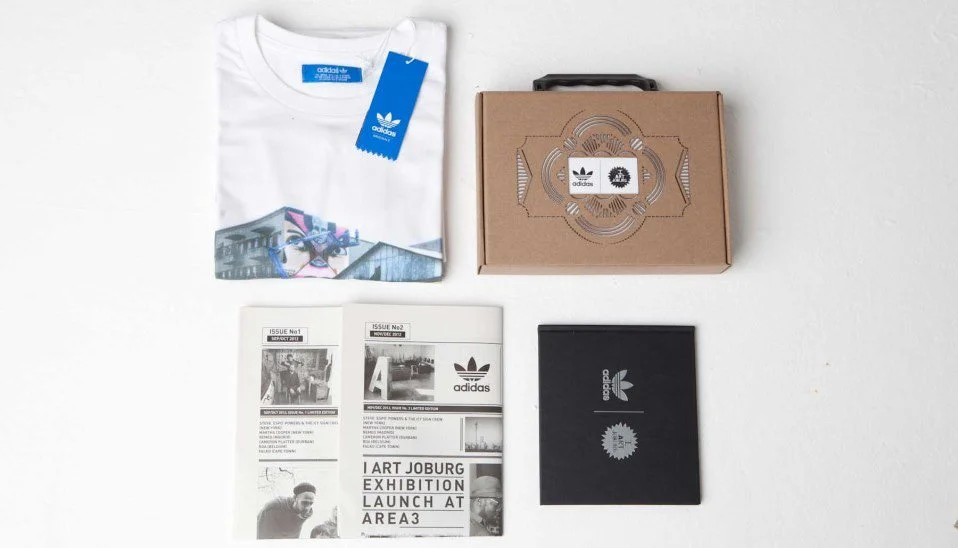 Adidas x I Art Joburg press pack, full contents