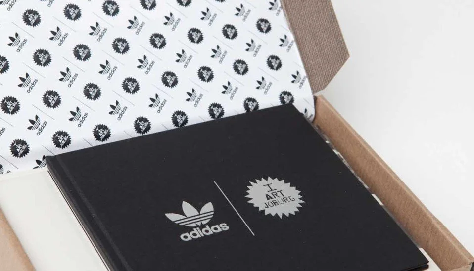 Adidas x I Art Joburg box interior