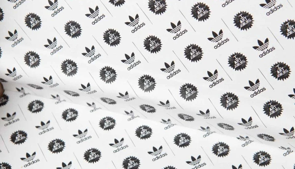 Adidas x I Art Joburg inner print detail