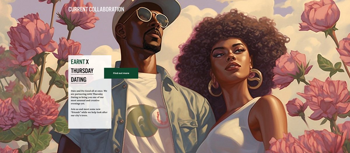 EARNT website, current collaboration page