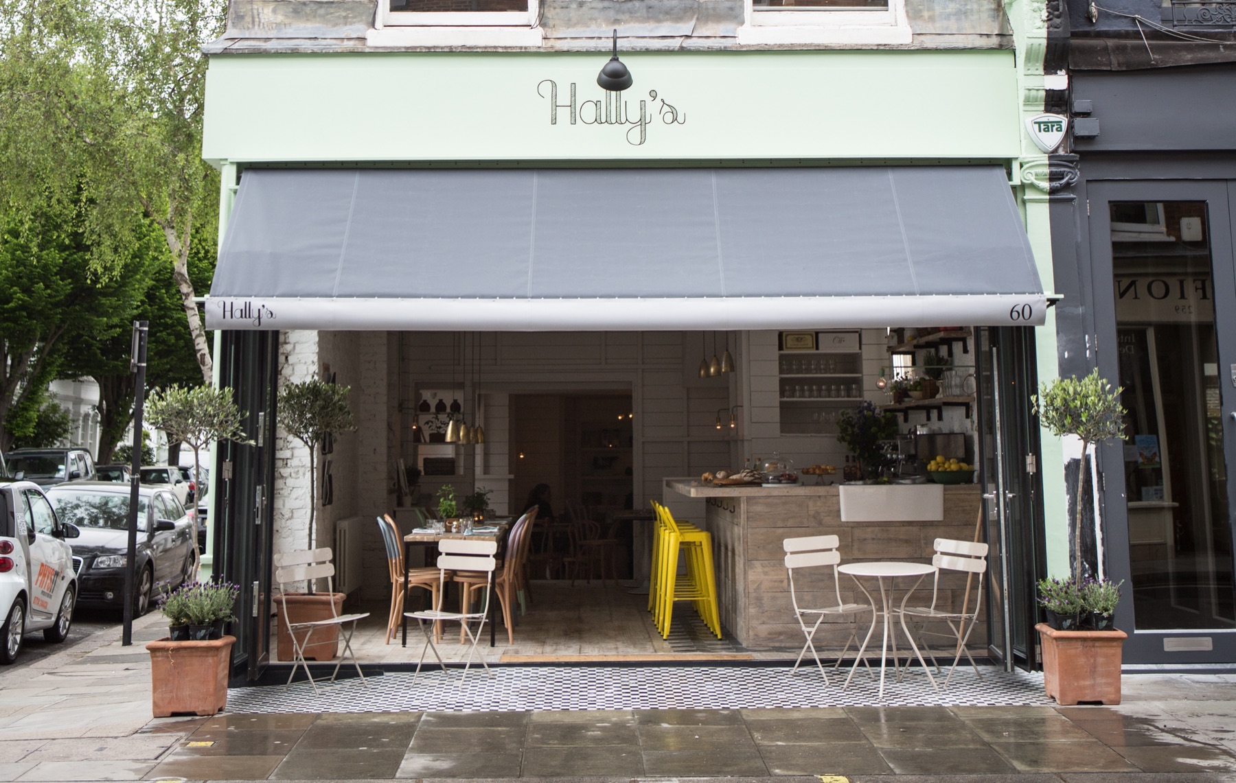 Hally's café rebrand