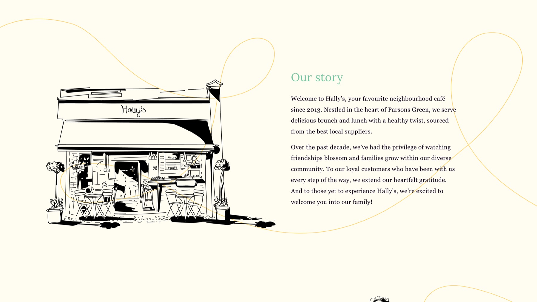 Hally's illustration detail