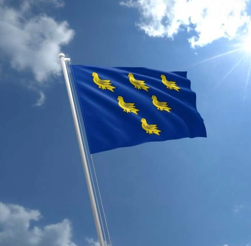 The flag of Sussex county